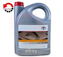 Kit de service authentique Toyota Estima 2.4l Hybride 2006-2019 Huile 5l 5w30 Tous filtres