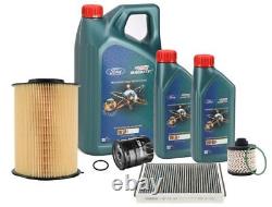 Kit de service complet Ford ST 2.0 TDCi et huile Castrol 0w30 d'origine 7L