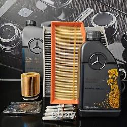 Kit de service complet avec filtres pour moteur à essence M270 Genuine Mercedes W176 Classe A ZSER17