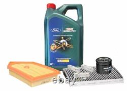 Kit de service d'huile Ford Fiesta MK9 & Puma 2019- présent incluant de l'huile Castrol 5w20 d'origine