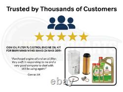 Kit de service d'huile de boîte de vitesses automatique ZF 8HP BMW authentique avec carter, filtre, bouchon et boîtier.