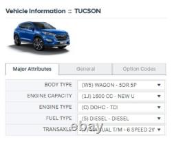 Kit de service diesel Hyundai Tucson 1600cc