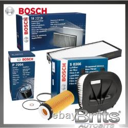 Kit de service pour BMW X5 40d E70 Mk2 filtres d'habitacle, d'huile et à air Bosch d'origine