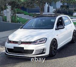 MK7 VW Golf GTI / GTD / R / R-Line Lèvre de séparateur avant Kit carrosserie 2013-2016