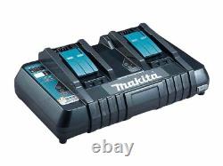 Makita Dc18rd Chargeur Double Avec 2 X Bl1850b 5.0ah Li-ion Batterie Kit Véritable