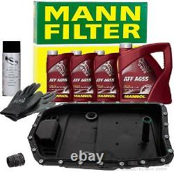 Mann Getriebeölwanne + 7l Öl Bmw Zf 6hp19 6hp21 Automatikgetriebe Ölwechsel-satz