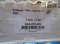 Marchepieds / marches latérales kit 2GA071691 pour VW T-Roc 2018-22 Nouvelle pièce authentique VW