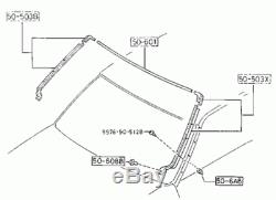 Mazda Oem Véritable Fornt Glass Window Seal Strip Météo Kit Pour Garniture 86-91 Rx7