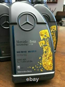 Moteur Filtre À Huile Avec 7 Litres 5w-40 Huile Moteur Kit Pour Mercedes Benz Oil Change