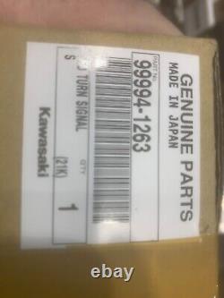 New Genuine Kawasaki Z650 Led Turn Signal Indicateur Kit X4 Avec Relay 99994-1263