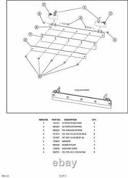 Nouveau Véritable Kit À Rayures Oem Hustler 122842 Pour Les Ponts À Décharge Latérale X-one Seulement