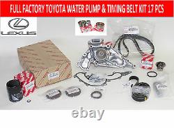 Nouveau Véritable Toyota Tundra Full Oem Water Pump Timeing Belt Kit 4.7l V8 Eng