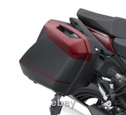 Nouveau véritable ensemble de valises de 28 L pour Kawasaki Ninja 1000 SX 2 en rouge souverain 2023