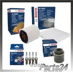 POUR AUDI A1 1.4 TFSi 2010-2019 KIT DE SERVICE BOSCH D'ORIGINE FILTRES ET BOUGIES D'ALLUMAGE