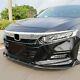 Pour 2018-2021 Honda Accord 4dr Real Carbon Fiber Front Bumper Body Kit Lip 3pcs