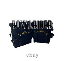 Royal Enfield New Classic 350 Reborn Black Pannier Pair & Mounting Kit