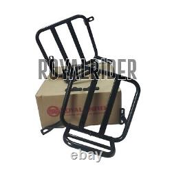 Royal Enfield New Classic 350 Reborn Black Pannier Pair & Mounting Kit