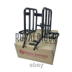 Royal Enfield New Classic 350 Reborn Black Pannier Pair & Mounting Kit