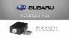 Subaru Véritable Sécurité Kit D'accessoires Shock Sensor
