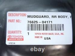 Toyota Tacoma Complete 4x4 Mud Guard Flap Kit Véritable Oem 2005-2015