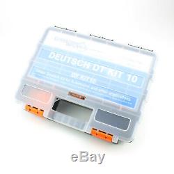Véritable Deutsch Dt Plug-kit Connecteur 268pc Avec Crimp Tool Automotive # Dt-kit10
