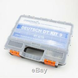 Véritable Deutsch Dt Plug-kit Connecteur 300pc Avec Crimp Tool Automotive # Dt-kit9