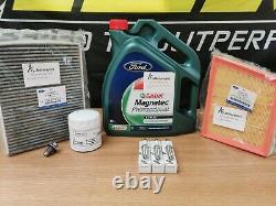 Véritable Ford Fiesta Mk8 1.0 Ecoboost Full Service Kit Oil Air Pollen Filtre