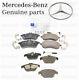 Véritable Mercedes Avant + Plaquettes De Frein À Disque Arrière Kit & Capteurs C250 12-15 / 08-12 C300