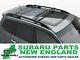 Véritable Oem Subaru 2009-2013 Forester Roof Rack Aero Cross Bars Kit E361ssc300