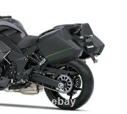 Véritable Oem #kawasaki Ninja 1000sx Sx Bagage Pannier System Kit 56l Noir Vert