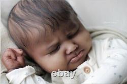 Vie Like Aa/ Biracial Reborn Baby Girl Sage Asleep Tellement Réaliste