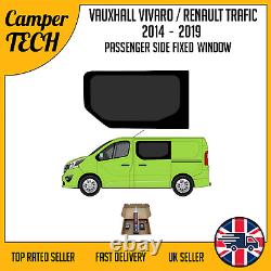 Vitre fixe côté passager Vauxhall Vivaro 2014 avec kit de collage