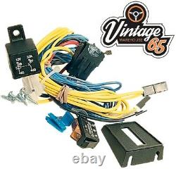 Voiture Classique Austin Mg Triumph Wipac Chrome Driving Spot & Fog Lamps + Wiring Kit