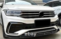 Volkswagen Tiguan MK2 R / R-Line Kit de carrosserie lèvre de séparateur avant 2021+