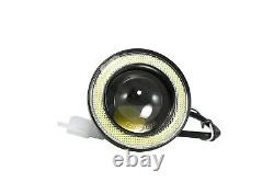 White Halo Fog Lamps Lights Kit Pour Ford Mustang Eleanor Shelby Gt-500 Fastback